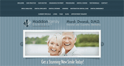 Desktop Screenshot of haddonfamilydentistry.com