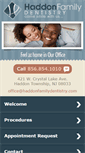 Mobile Screenshot of haddonfamilydentistry.com